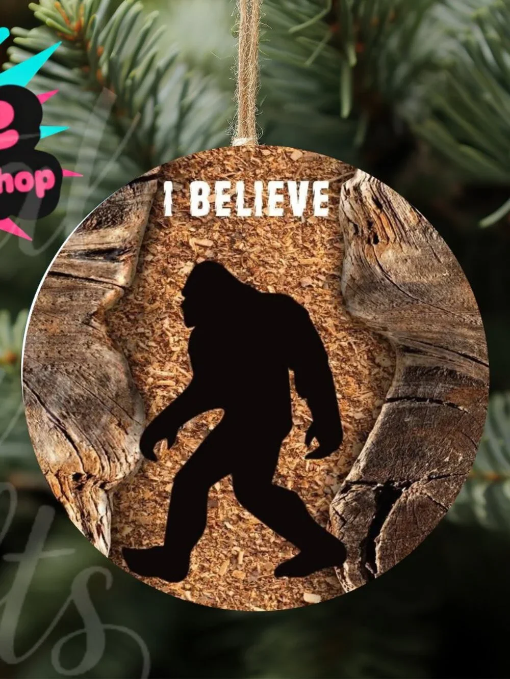 SALE! Bundle 3 FOR $19!! Bigfoot Wood Ornament